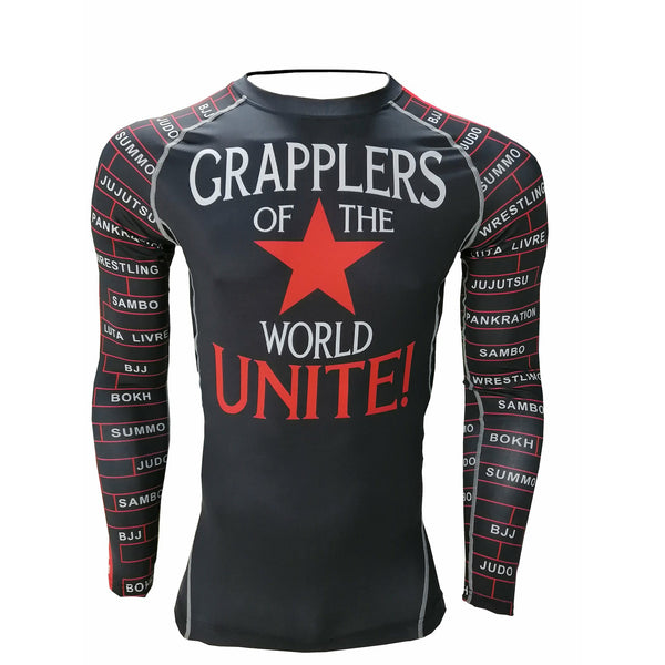 Cool BJJ Rash Guards, BJJ Rash Guard: Grappler's of the World Unite! –  Gruff Combat